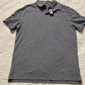 American Tall Classic Gray Short Sleeve Polo Shirt for Tall Men